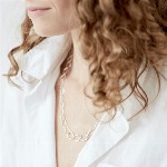 Jewel: necklace hammered links foto 2